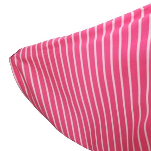 Studio 189 Short Sleeve Kimono Size M Pink Silk Cotton Open Front Striped Batik - Picture 2 of 13